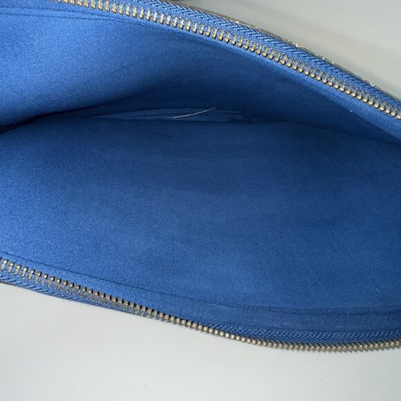 Lilly Pulitzer Ipad Notebook Tablet Neoprene Case Padded 13X9.5" Blue Floral Zip - Picture 4 of 9